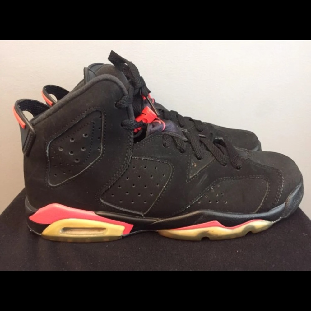 Jordan Kids Sneakers Black and Red